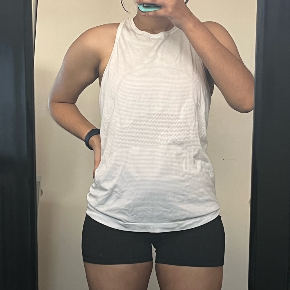 White Racerback Lululemon Tank